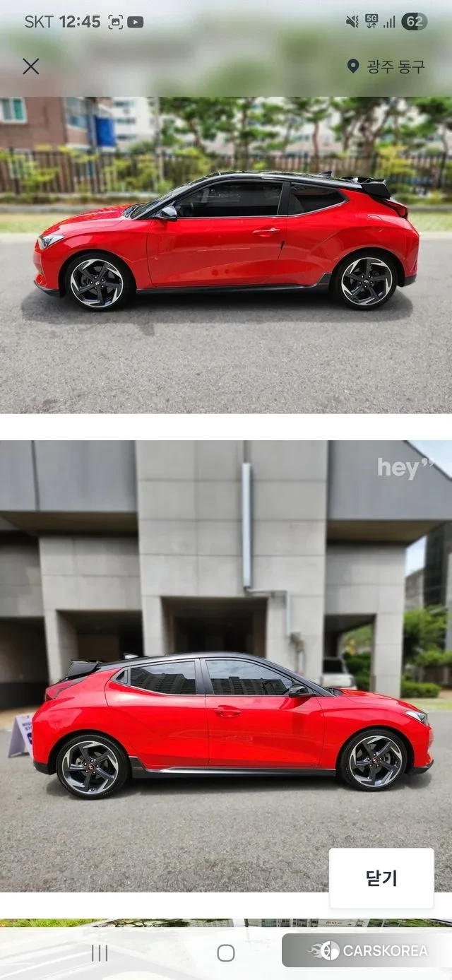 Hyundai Veloster (JS) 2018 Красный из Кореи