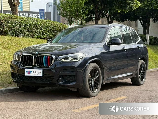 BMW X3 2021 Черный из Китая