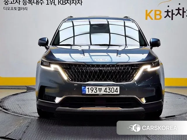 Kia Carnival 4th generation 2022 Небесно-голубой из Кореи