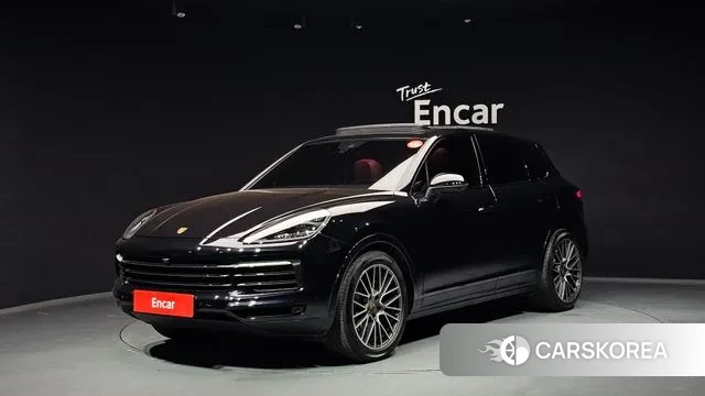 Porsche Cayenne (PO536) 2020 Черный из Кореи