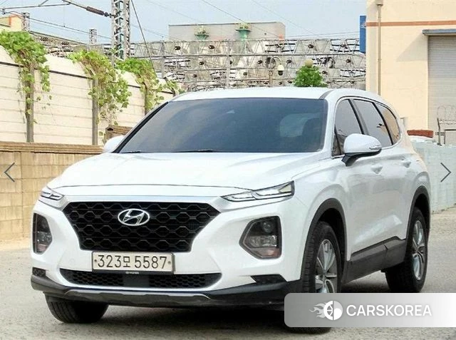 Hyundai Santa Fe TM 2019 Белый из Кореи