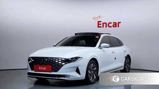 Hyundai The New Grandeur IG Hybrid 2022 Белый из Кореи