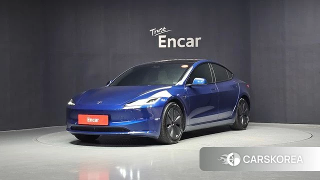 Tesla Model 3 2024 Синий из Кореи