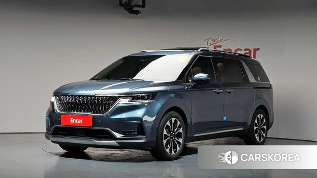 Kia Carnival 4th generation 2022 Небесно-голубой из Кореи