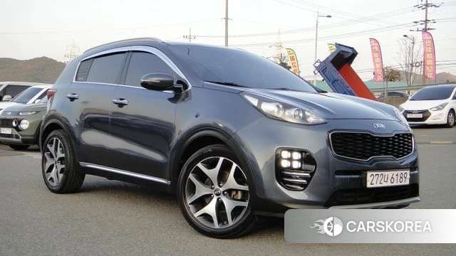 Kia Sportage 4th Generation 2018 Темно-зеленый из Кореи