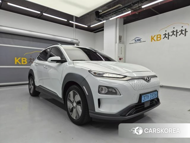 Hyundai Kona Electric 2018 Белый из Кореи