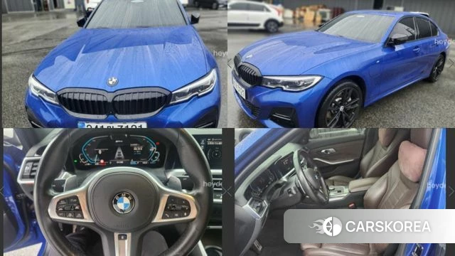 BMW 3 Series (G20) 2021 Синий из Кореи