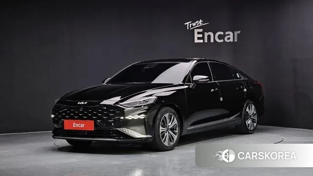 Kia K8 Hybrid 2021 Черный из Кореи