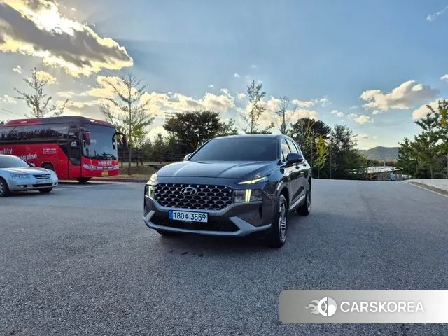 Hyundai The New Santa Fe 2021 Серый из Кореи