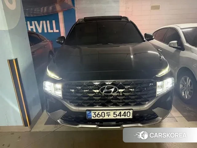 Hyundai The New Santa Fe 2020 Темно-зеленый из Кореи