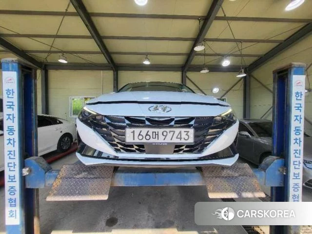 Hyundai Avante (CN7) 2020 Белый из Кореи