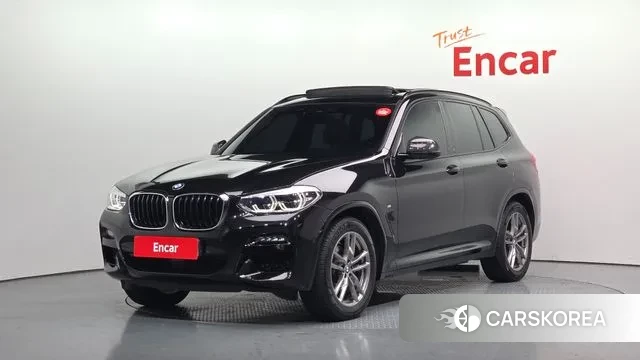 BMW X3 (G01) 2021 Черный из Кореи