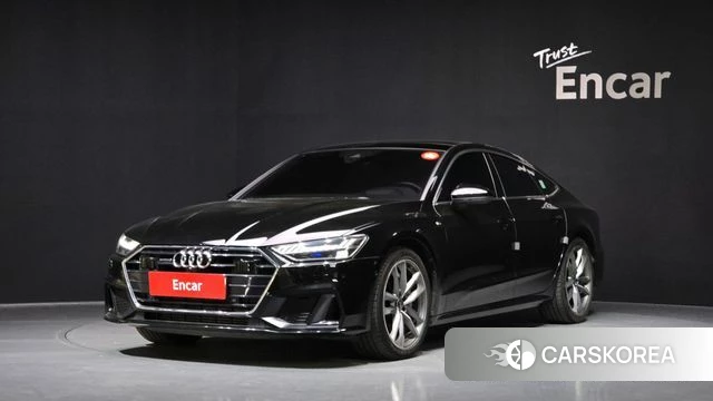 Audi A7 (4K) 2021 Черный из Кореи