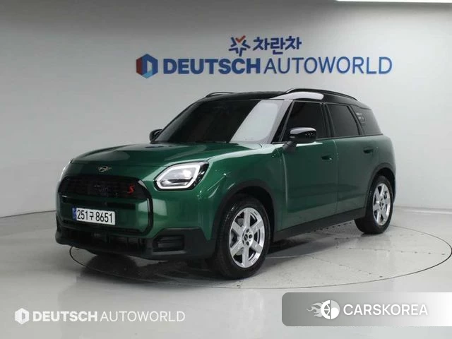 Mini Cooper S Countryman 3rd Generation 2024 Темно-зеленый из Кореи