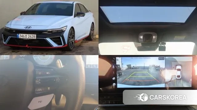 Hyundai The New Avante (CN7) 2023 Небесно-голубой из Кореи