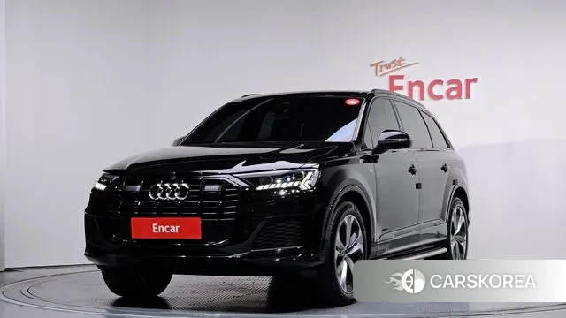 Audi Q7 (4M) 2022 Черный из Кореи