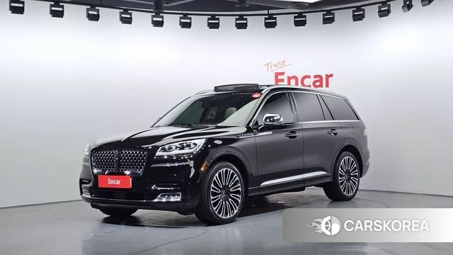 Lincoln Aviator 2nd generation 2022 Черный из Кореи