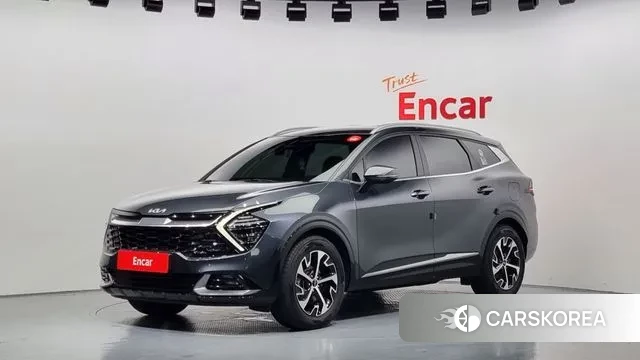 Kia Sportage 5th Generation Hybrid 2023 Серый из Кореи