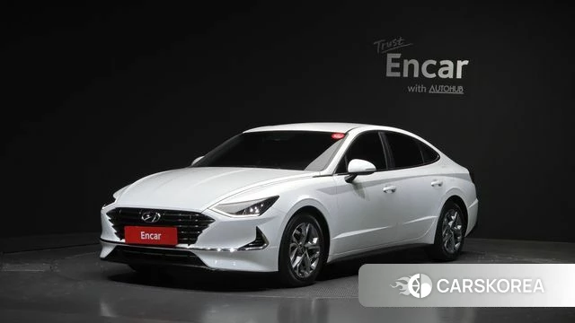 Hyundai Sonata (DN8) 2019 Белый из Кореи