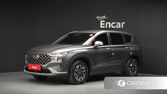 Hyundai The New Santa Fe 2022 Серый из Кореи