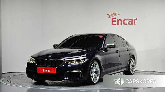 BMW 5 Series (G30) 2019 Черный из Кореи