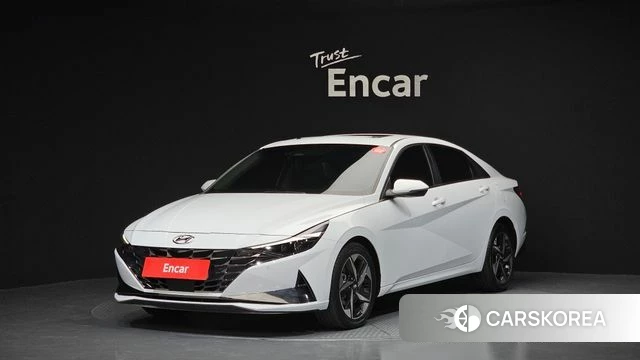 Hyundai Avante (CN7) 2020 Белый из Кореи