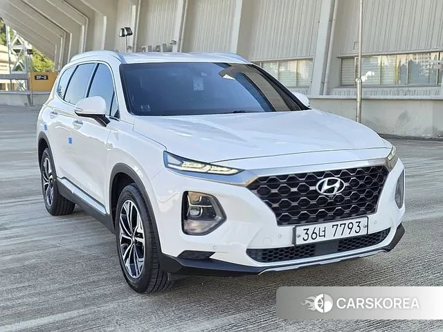 Hyundai Santa Fe TM 2018 Белый из Кореи