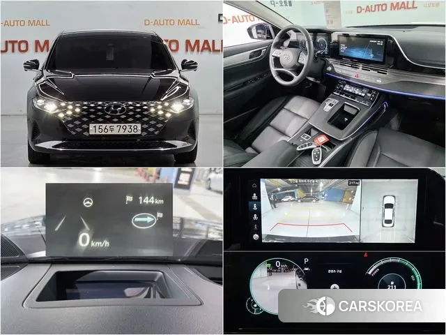 Hyundai The New Grandeur IG Hybrid 2022 Черный из Кореи