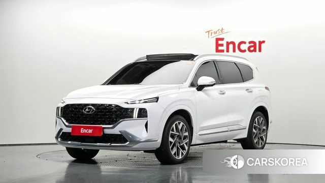 Hyundai The New Santa Fe 2021 Белый из Кореи