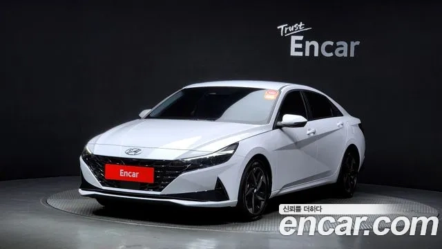 Hyundai Avante (CN7) 2021 Белый из Кореи