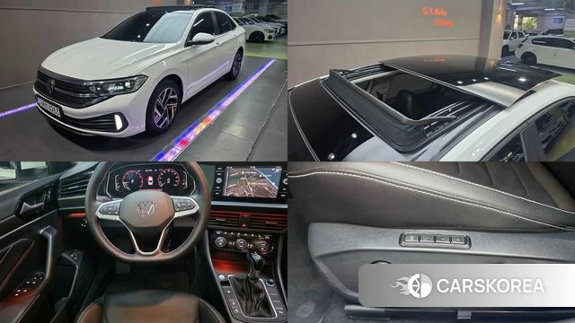 Volkswagen 7th Generation of Jetta 2024 Белый из Кореи