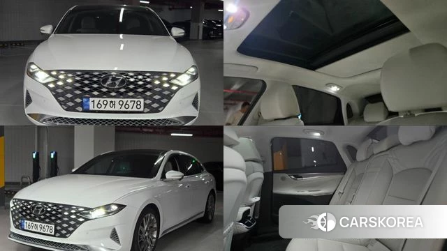 Hyundai The New Grandeur IG 2022 Белый из Кореи