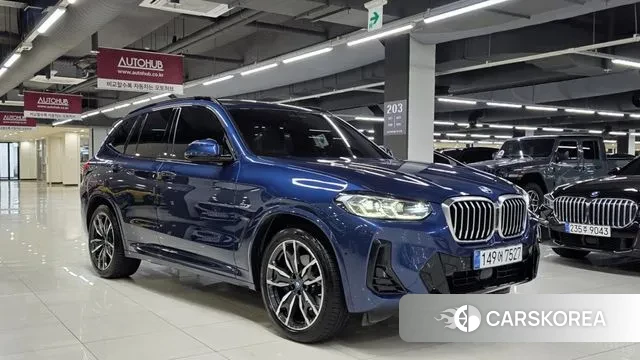 BMW X3 (G01) 2021 Синий из Кореи