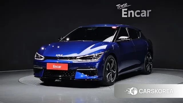 Kia EV6 2022 Синий из Кореи