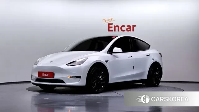 Tesla Model Y 2022 Белый из Кореи