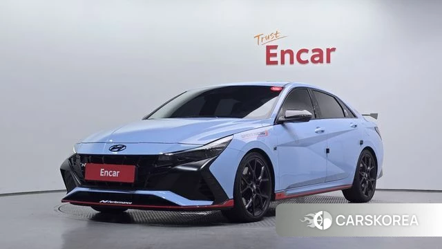 Hyundai Avante (CN7) 2021 Светло-серебряный цвет из Кореи