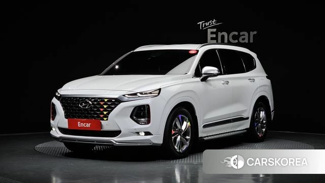 Hyundai Santa Fe TM 2019 Белый из Кореи