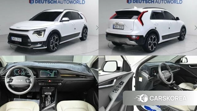 Kia Di Ol Nu Niro 2022 Белый из Кореи