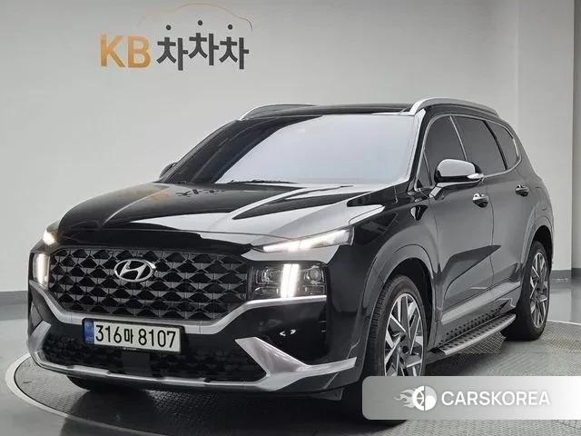 Hyundai The New Santa Fe 2021 Черный из Кореи