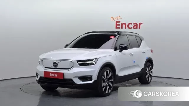 Volvo XC40 Richards 2022 Белый из Кореи