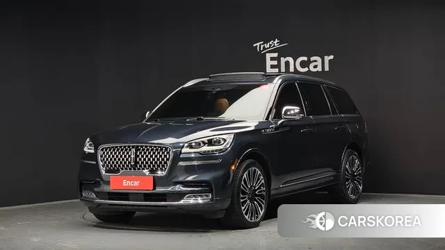 Lincoln Aviator 2nd generation 2021 Синий из Кореи