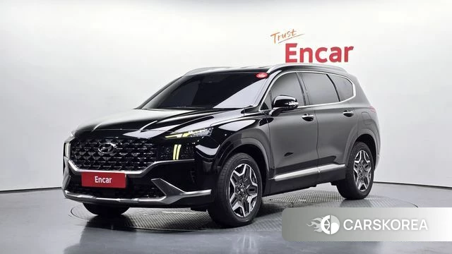 Hyundai The New Santa Fe 2021 Черный из Кореи