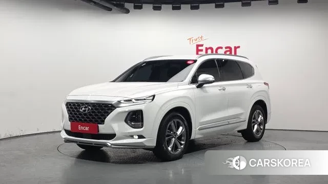 Hyundai Santa Fe TM 2019 Белый из Кореи