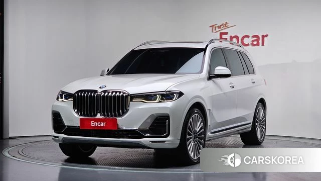 BMW X7 (G07) 2021 Белый из Кореи