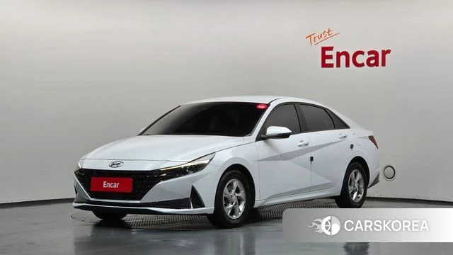 Hyundai Avante (CN7) 2022 Белый из Кореи