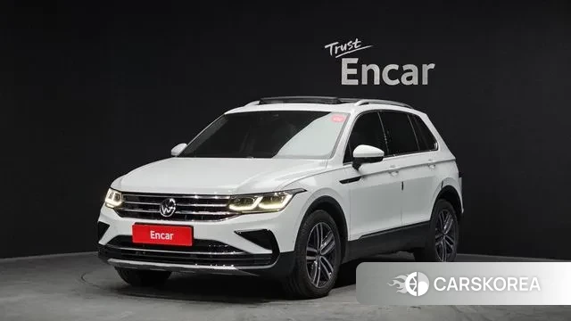 Volkswagen Tiguan second Generation 2021 Белый из Кореи
