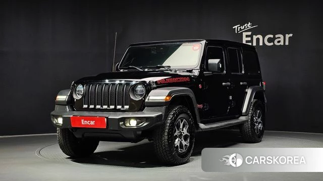 Jeep Wrangler (JL) 2021 Черный из Кореи