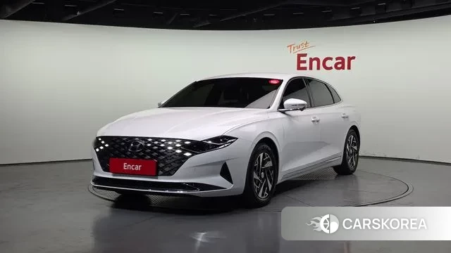 Hyundai The New Grandeur IG Hybrid 2020 Белый из Кореи