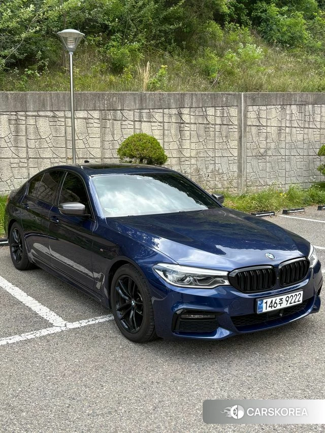 BMW 5 Series (G30) 2019 Синий из Кореи