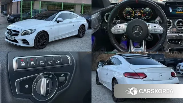 Mercedes-Benz C-Class W205 2021 Белый из Кореи